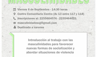 CHARLA SENSIBILIZACIN SOBRE MASCULINIDADES